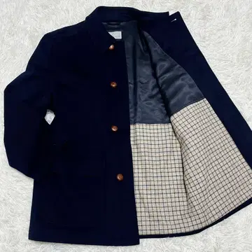 이탈리아제 발스타 카운트리 코트 알파카 혼방 싸개 단추 XL 혼방