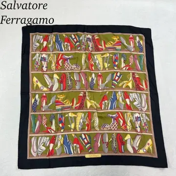J680 살바토레 페라가모 스카프 멀티 컬러 여성용