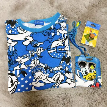 도쿄 디즈니 리조트 도널드 덕 티셔츠 패스 케이스