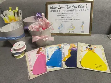 결혼식 드레스 색상 맞추기 세트