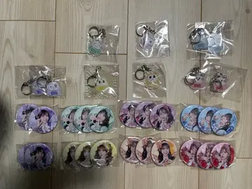 FRUITS ZIPPER 캔 배치, 달마 아크릴 키링 7인 세트