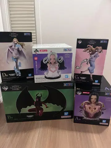 원피스 메모리 오브 히로인즈 피규어 컴플리트 세트 제일복권