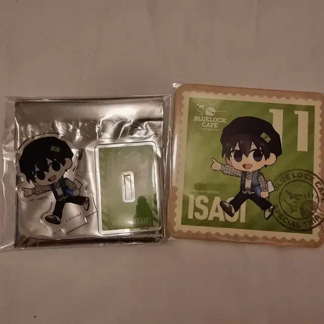 블루록 카페 special trip 이사기 세트 아크릴스탠드 특전코스터