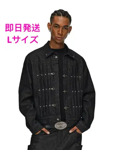 ANTIDOTE 비행기 버튼 원색 데님 자켓 켄타우로스 켄타 착용