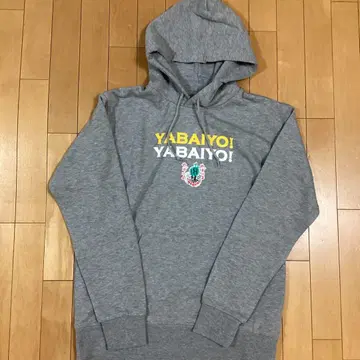 컨디션 최상 데가와 테츠로의 충전시켜줘요? 후드티 야바이요 야바이요 L