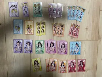 FRUITS ZIPPER 카루타 카드 등 7인 세트와 수건