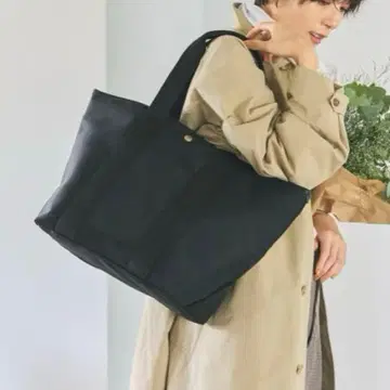 [ 새상품급 ] TOPKAPI 타이디 토트 백 L 블랙 대용량