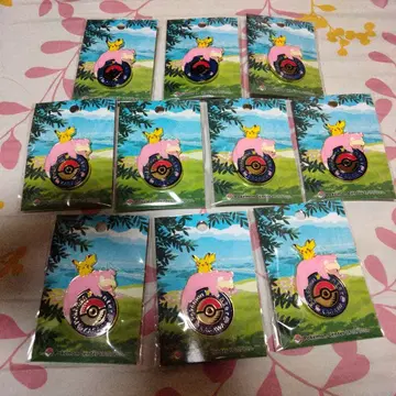 포켓몬 센터 카가와 로고 핀즈 배지 한정판