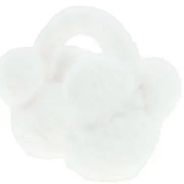 디즈니 귀도리 화이트 복슬복슬 귀마개