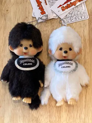 몬치치 colors 키링 블랙 화이트 덕질 멘카라 메메라우