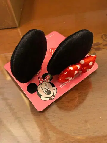 디즈니 미니 리본 패치 머리띠