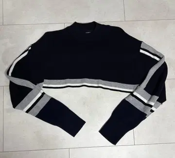 sacai 볼레로 니트 크롭 숏 기장