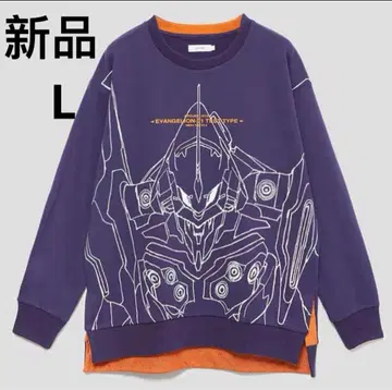 새상품 그라니프 에반게리온 신극장판 L.C.L. 맨투맨 L사이즈