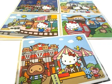 미개봉 새상품 레어 대만 한정판 헬로키티 엽서 5장 세트 두꺼운 원단