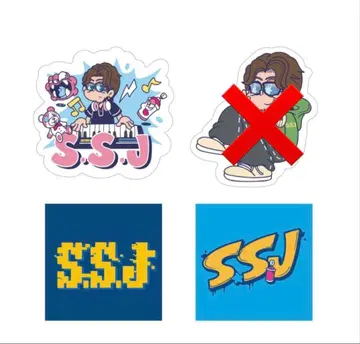 SSJ 2025 ArtistVer 스티커 시손 준 3장 세트