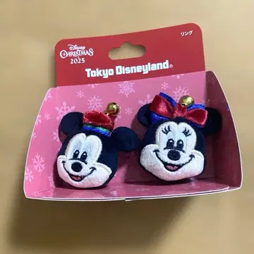 도쿄 디즈니랜드 크리스마스 미키&미니 반지 2개