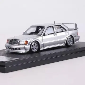 1/64 HKM 벤츠 190E W201 에보 II 레스트모드 실버