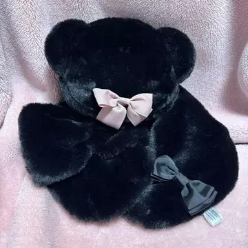 곰 파우치 티펫 세트 블랙 블랙