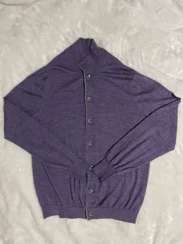 컨디션 최상 BRUNELLO CUCINELLI 캐시미어 가디건 퍼플 50