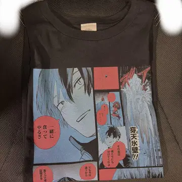 히로아카 빅 실루엣 T셔츠 HEROS 토도로키 쇼토