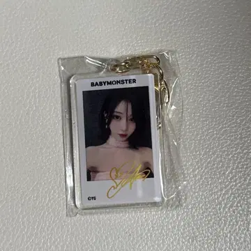 아사 BABYMONSTER 캡슐 토이 폴라로이드 키링