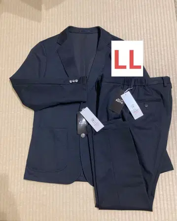 새상품 미사용 LL 사이즈 파자마 수트 프리미엄 비슈 블랙