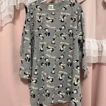 Betty Boop 오버 사이즈 T셔츠