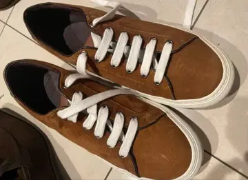 이탈리아제 CERBERO 브라운 스웨이드 스니커즈 26.5cm