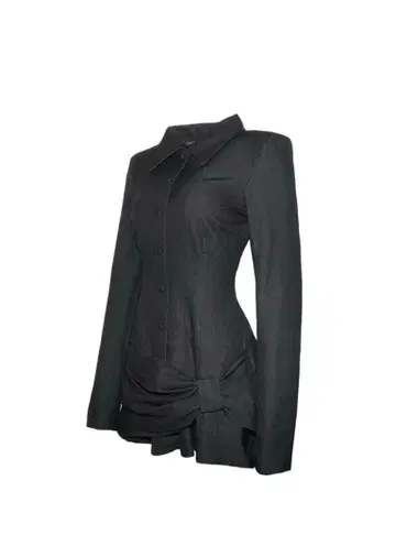 theredthread S suit bow dress mini