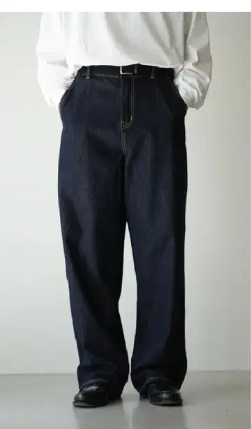 bonbon store 릴랙스 핏 스트레이트 청바지 B5020