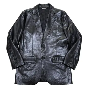 D'URBAN 더반 램스킨 가죽 테일러드 자켓 L 블랙