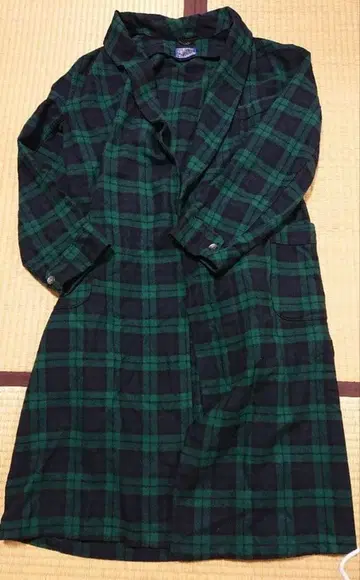 펜들턴 울 가운 셔츠 코트 블랙워치