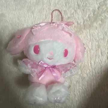 산리오 마이멜로디 벚꽃 케이프 봉제 인형 키링