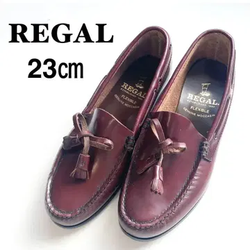[새상품급] REGAL 태슬 로퍼 23cm 브라운 여성용 가죽 신발