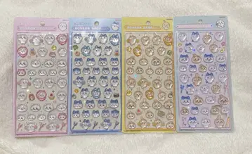 치이카와 (먼작귀) 모자 꽁지 롭롭 씰 4종 세트