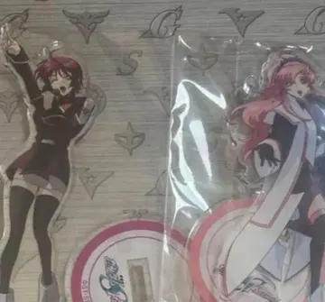 건담 SEED 아크릴 스탠드 JOYSOUND 루나마리아 라크스