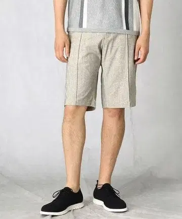 새상품 정가 16,000원 꼼사맨 로벤트 하프 숏팬츠 M 베이지