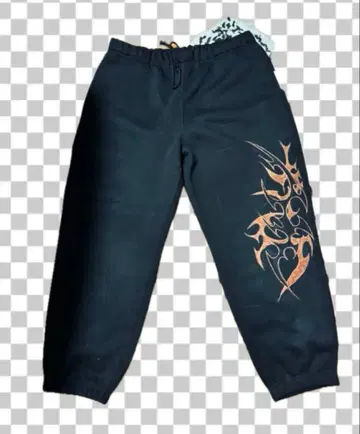 gu 구제 의류 리메이크 와이드 스웨트 팬츠