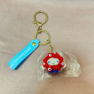 박람회 시나모롤 미야쿠미야쿠 변신 입체 마스코트 키링 산리오