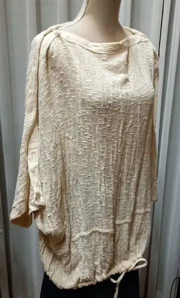 우사토 usaato 튜닉 손뜨개, 초목 염색