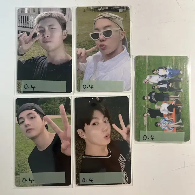 방탄 인더숲 남준 호석 태형 정국 단체 판매