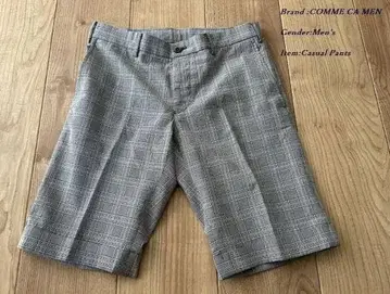 새상품 정가 1.6만 꼼사맨 글렌체크 하프 숏팬츠 S