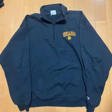 챔피언 하프 지퍼 맨투맨