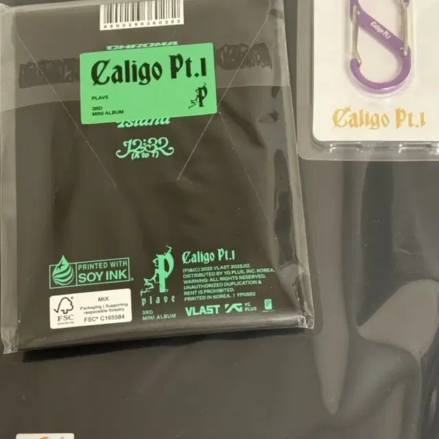 플레이브 칼리고 Caligo 미개봉 앨범 (푸지티브,포카앨범)