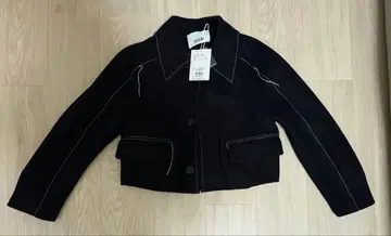 [ 미사용 새상품 ] VEQUM 숏 자켓 ARM SHORT 블랙