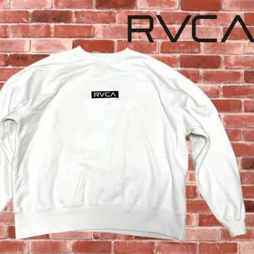RVCA 화이트 트레이닝복 맨투맨 화이트 S
