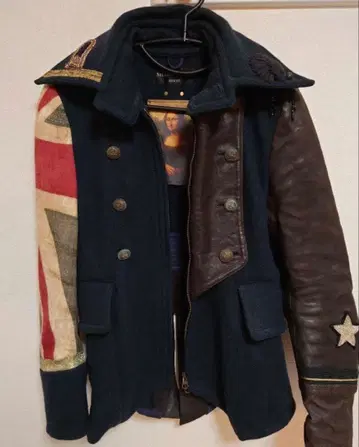 SHARE SPIRIT 공유 스피릿 유니언 잭 나폴레옹 자켓