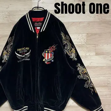 shoot one 레어 디자인 스카잔 USA 벨벳 벨루어 자수 M