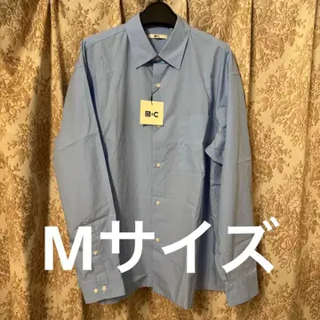 UNIQLO C 브로드 오버 사이즈 셔츠 61 BLUE M