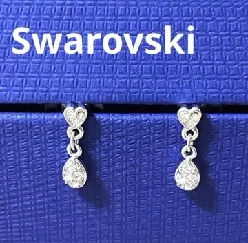 Swarovski 하트 눈물형 귀걸이